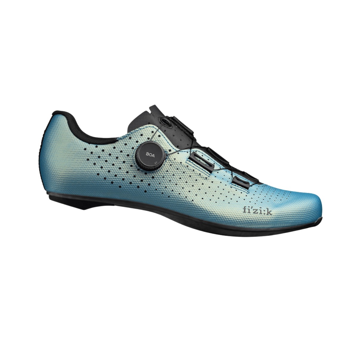 Fizik Tempo Decos Carbon Schuhe schillernd blau, Größe 42 - EUR