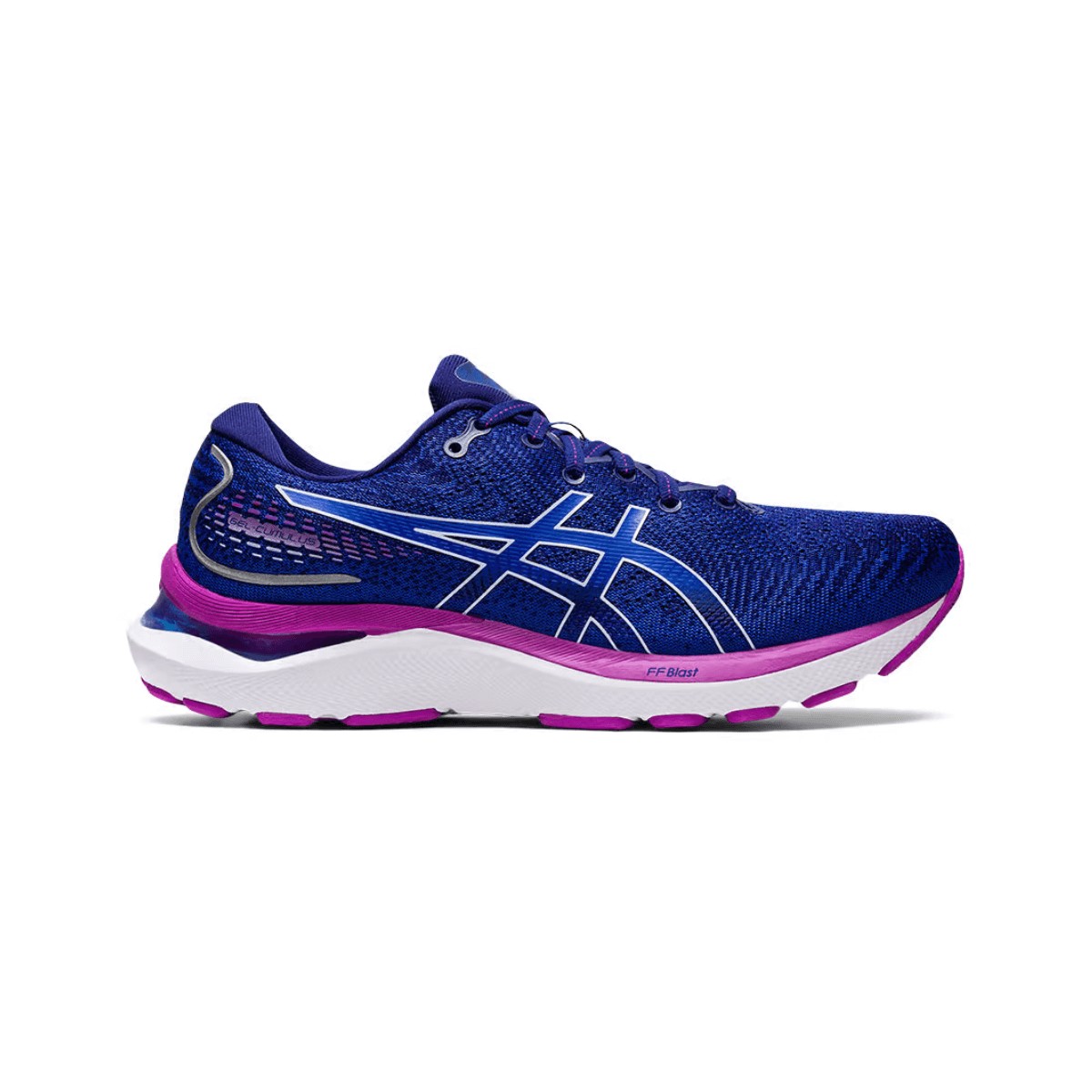 Asics Gel-Cumulus 24 Women's Shoes Blue White AW22, Size 38 - EUR