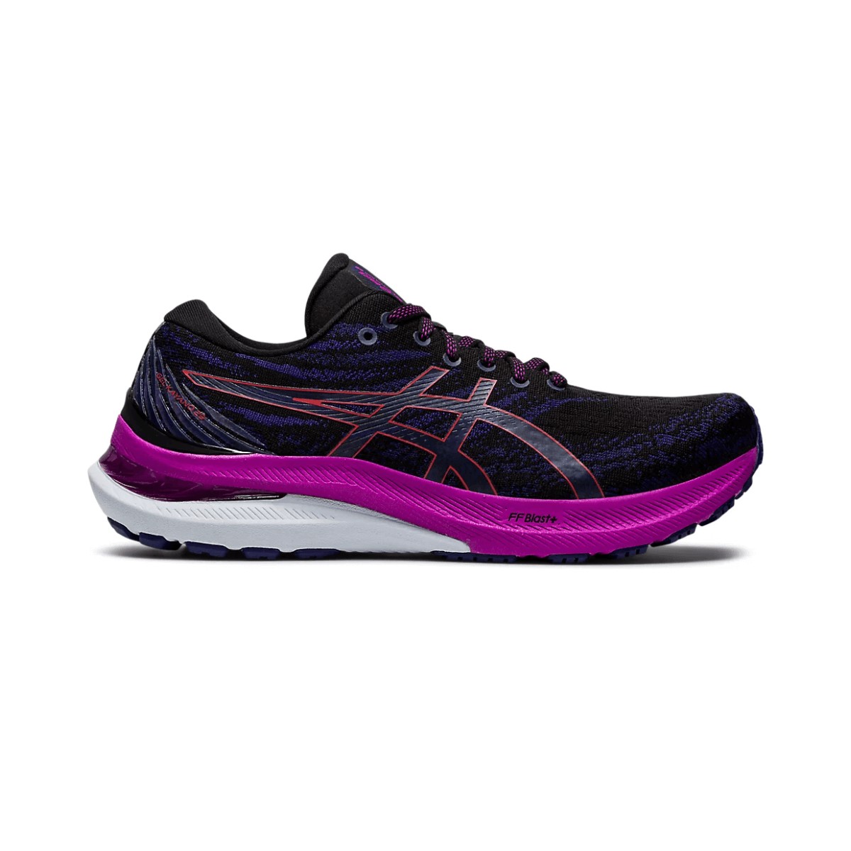 Asics Gel Kayano 29 Damenschuhe Schwartz Violett AW22, Größe 37,5 - EUR