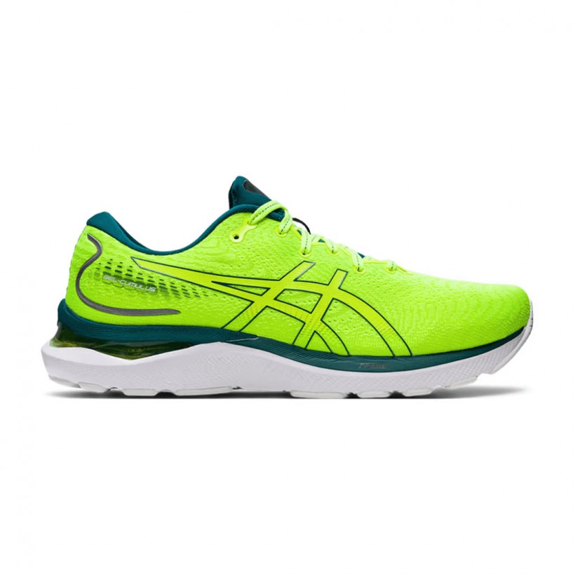 Económico respirar Comparar Oferta Zapatillas Asics Gel-Cumulus 24 Amarillo Fluo | Mejor precio