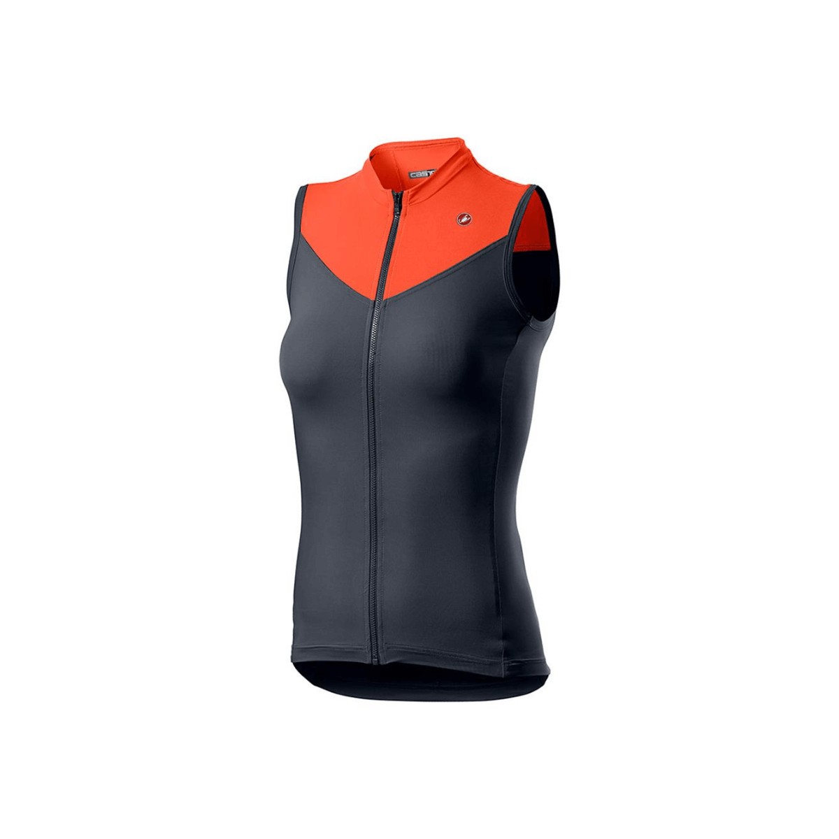 Sol Fa günstig Kaufen-Castelli Solaris Damentrikot Schwarz Orange, Größe S. Castelli Solaris Damentrikot Schwarz Orange, Größe S <![CDATA[Castelli Solaris Damen Jersey Dunkelblau Rosa
 Das ärmellose Castelli Solaris Damentrikot wurde für Ausflüge entwick