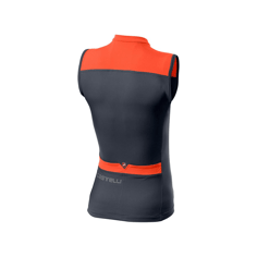 Castelli Solaris Damentrikot Schwarz Orange 2
