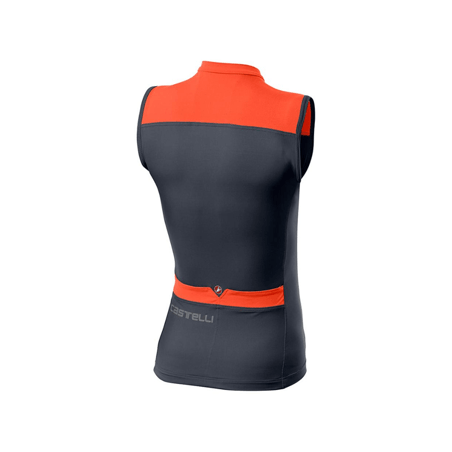 Maglia Donna Castelli Solaris Nero Arancio