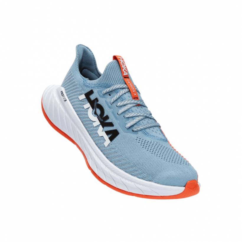Scarpa Hoka One One Carbon X Blu Arancio AW22