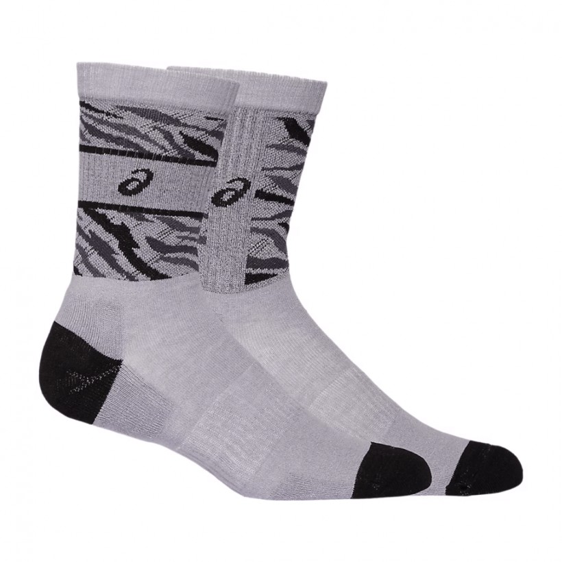 Asics 2PPK Tiger Camo Socks Gray Black