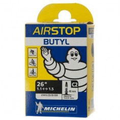 Câmara de ar Michelin Butyl C2 26'' 1.1 - 1.5 Presta 40mm