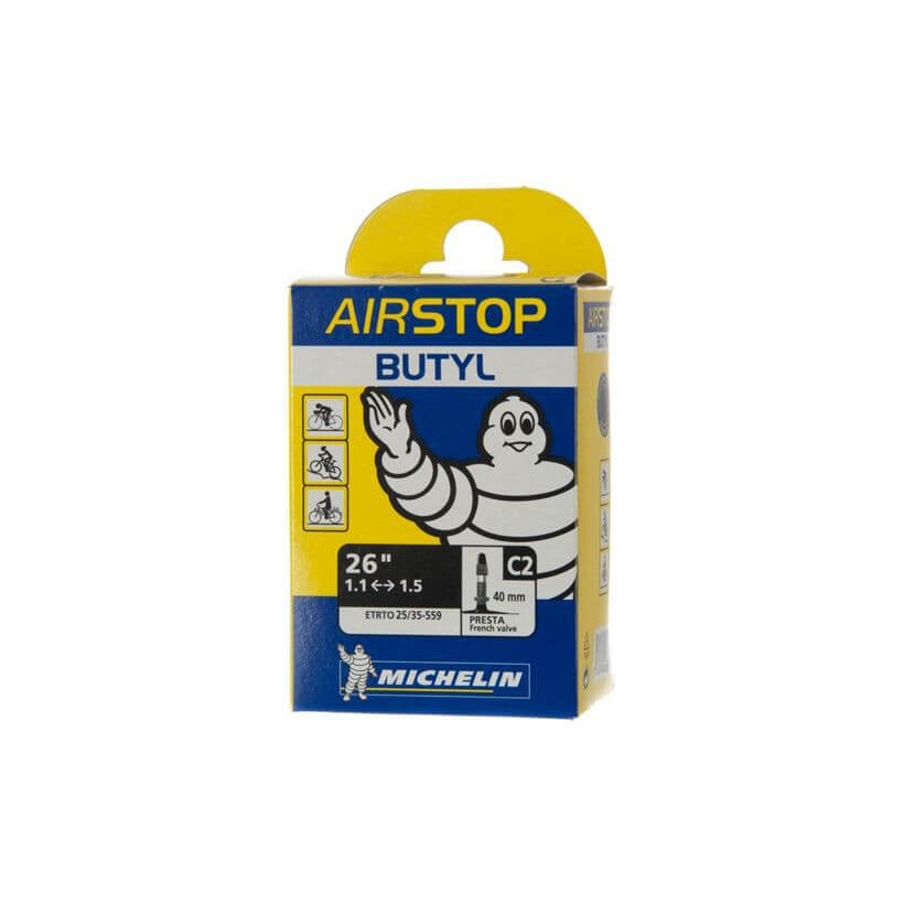 Michelin butile C2 26'' 1.1 - 1.5 Presta 40 mm AirStop Tube