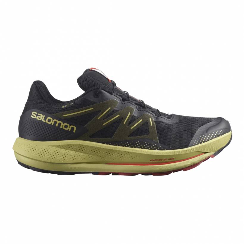 Salomon Pulsair Trail Gore-Tex Buty Czarny Zielony SS22
