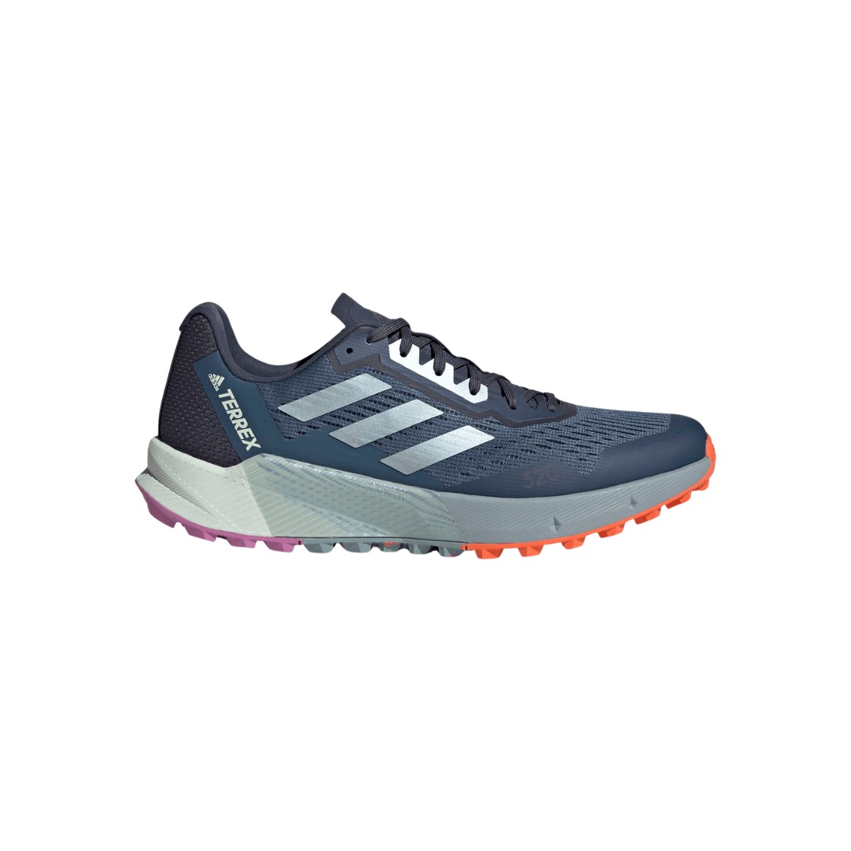 Adidas Terrex Agravic Flow 2 Blue Gray Running Shoes AW22, Size UK 8