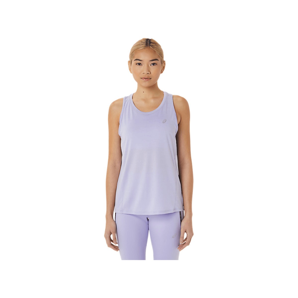 Camiseta Asics Race Tank Sin Mangas Morado Mujer, Talla S