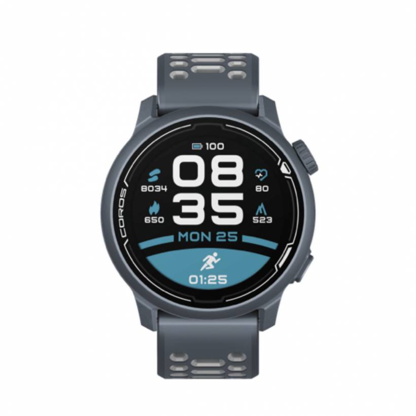 Coros Pace 2 Premium niebieski stalowy zegarek GPS