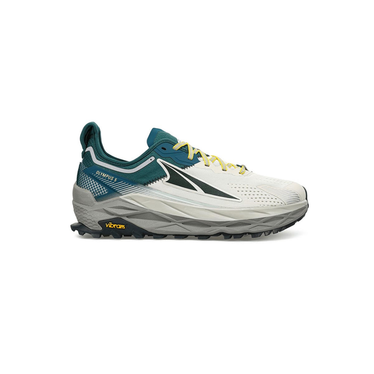Altra Olympus 5.0 White Gray Running Shoes AW22, Size 42 - EUR