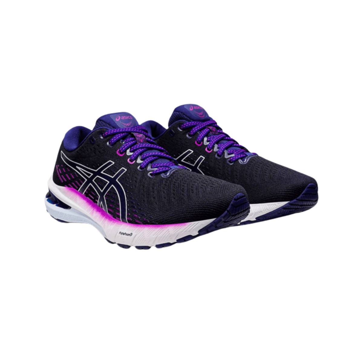 Zapatillas Asics Pursue Negro Morado Mujer Oferta| Envio Gratis