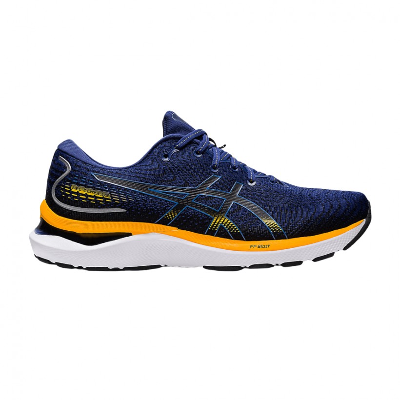 Asics Gel-Cumulus 24 Chaussures Bleu Jaune AW22