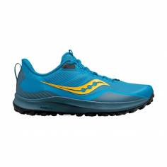 Chaussures Saucony Peregrine 12 Bleu Jaune