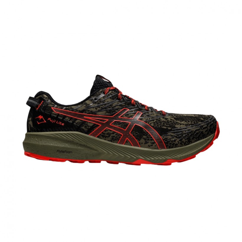 Zapatillas Asics Fuji Lite 3 Verde Rojo OI22