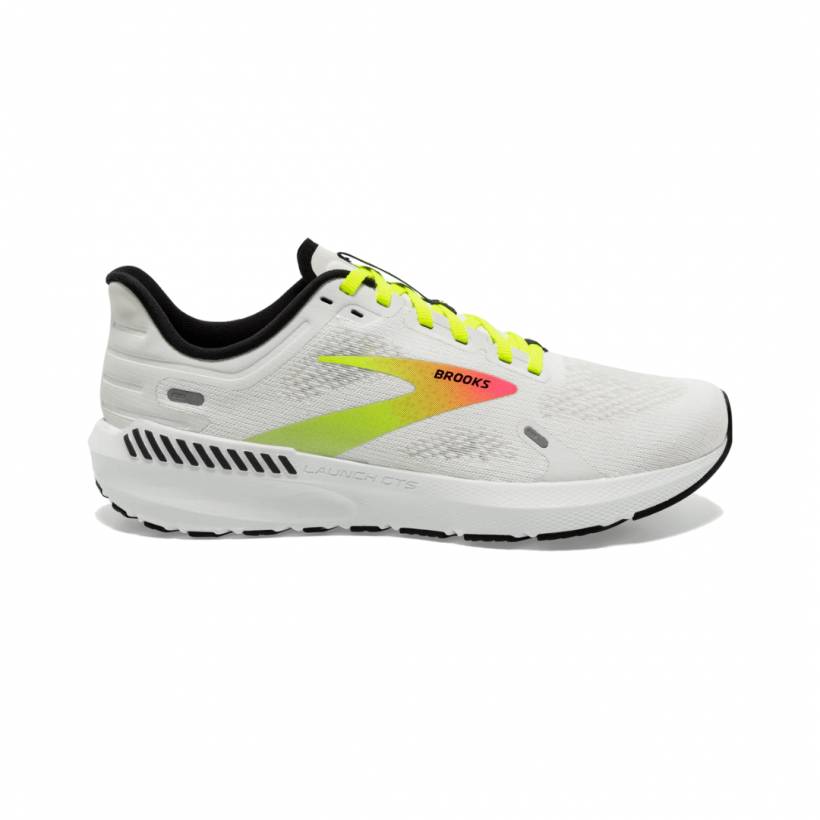 Zapatillas Mujer Brooks Launch GTS 9 Blanco Rosa OI22