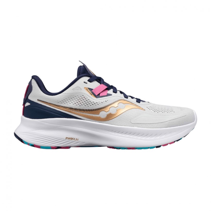 Saucony Guide 15 Prospect Glass White Gold Womens Shoes AW22