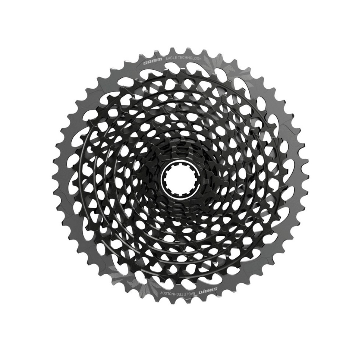 Eagle günstig Kaufen-SRAM EAGLE X01 XG-1295 10-50 12V Kassette Schwarz. SRAM EAGLE X01 XG-1295 10-50 12V Kassette Schwarz <![CDATA[SRAM EAGLE X01 XG-1295 10-50 12V Kassette Schwarz
 Die SRAM XG-1295 Kassette mit zwölf Geschwindigkeitsstufen für die X01 Eagle ist dank eines 