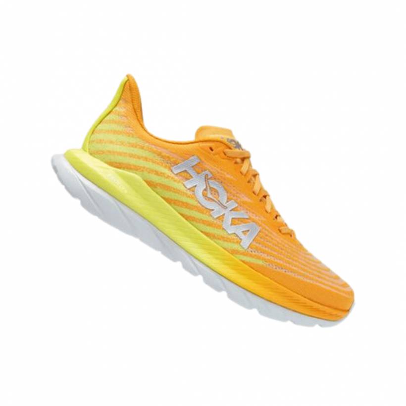 Hoka One One Mach 5 Chaussures Orange Jaune AW22