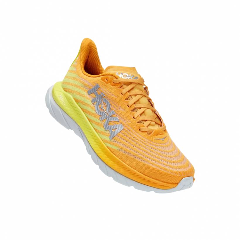 Hoka One One Mach 5 Schuhe Orange Gelb AW22