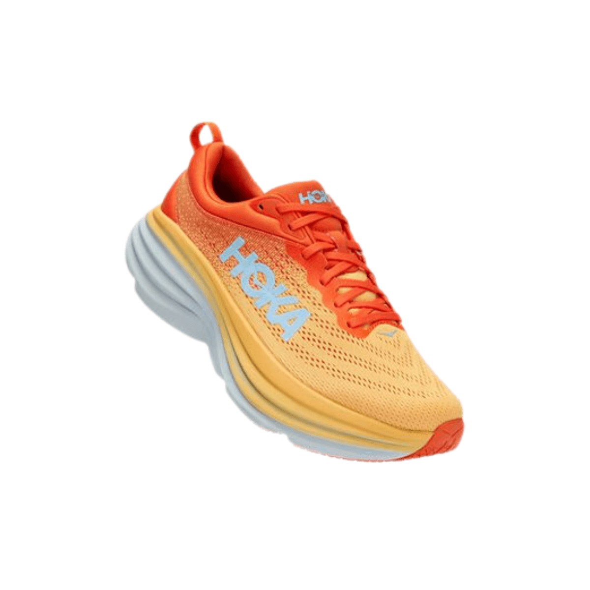 Hoka One One Bondi 8 Puffins Bill Shoes Yellow AW22, Size EU 47 1/3