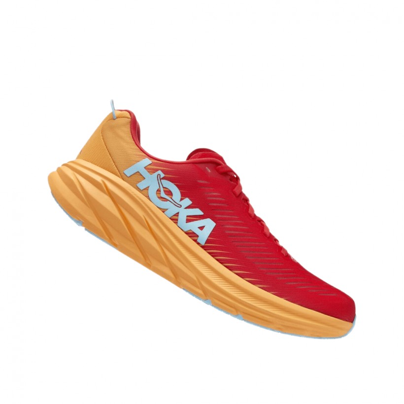 Hoka One One Rincon 3 Buty Czerwony Pomarańczowy AW22
