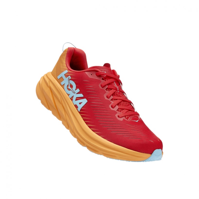 Hoka One One Rincon 3 Buty Czerwony Pomarańczowy AW22