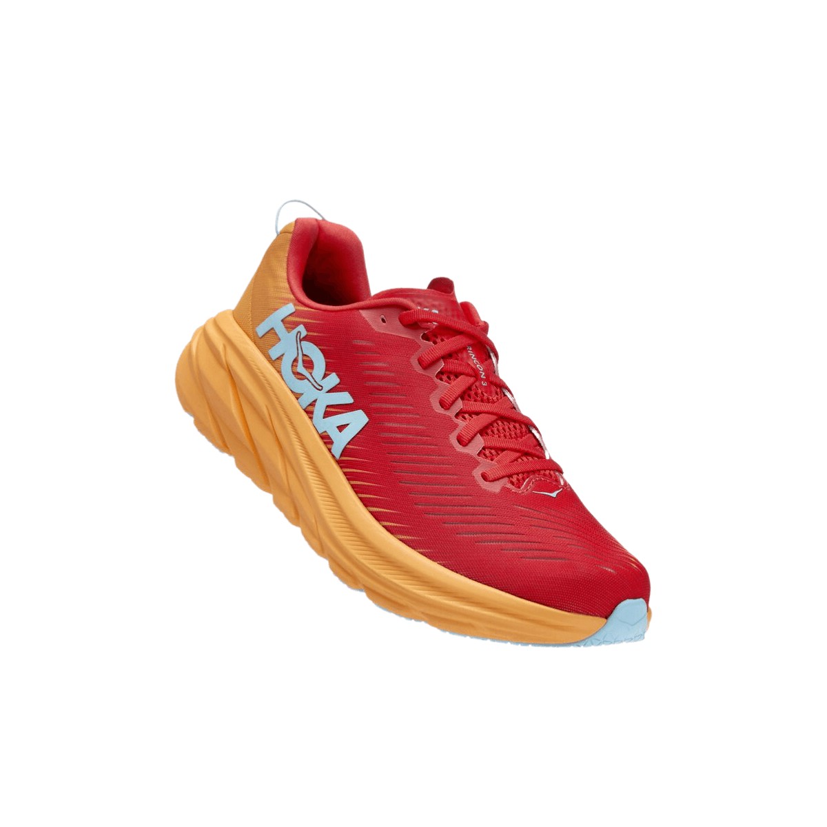 Hoka One One Rincon 3 Scarpe Rosso Arancio AW22, Taglia EU 42