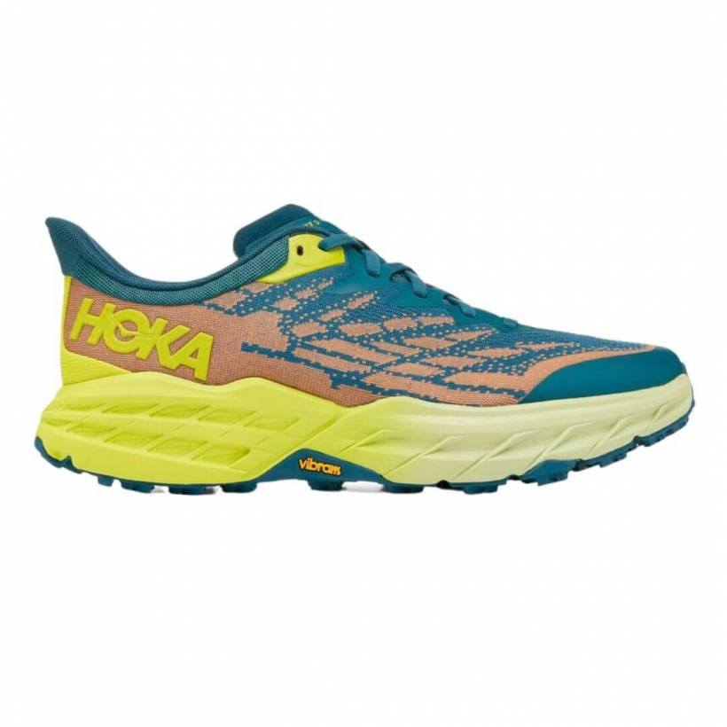 Zapatilla Hoka One One Speedgoat 5 Azul Coral Verde AW22