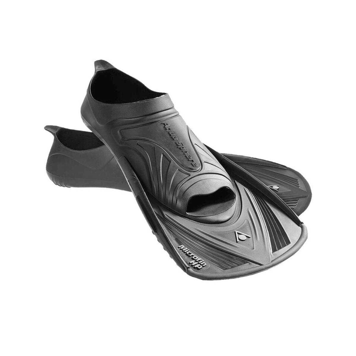 Aquasphere Microfin BLK BLK Fins Black, Size S