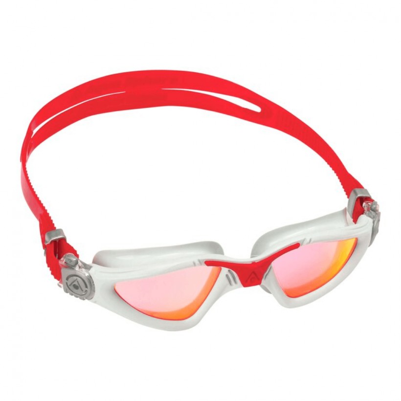 Aquasphere Kayenne Goggle Red Gray Swimming Goggles