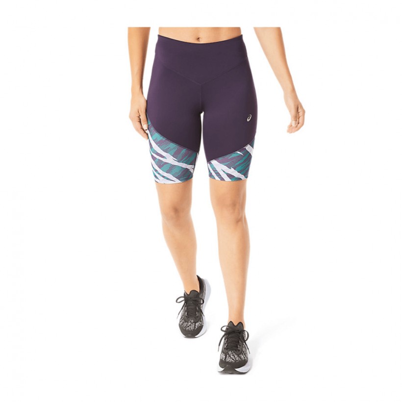 Ascis Wild Camo Sprinter Marineblaue Strumpfhose Frau