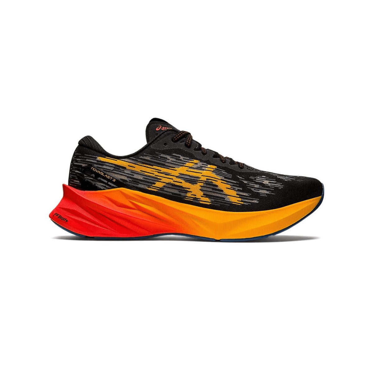 Asics Novablast 3 Shoes Black Orange AW22, Size 41,5 - EUR