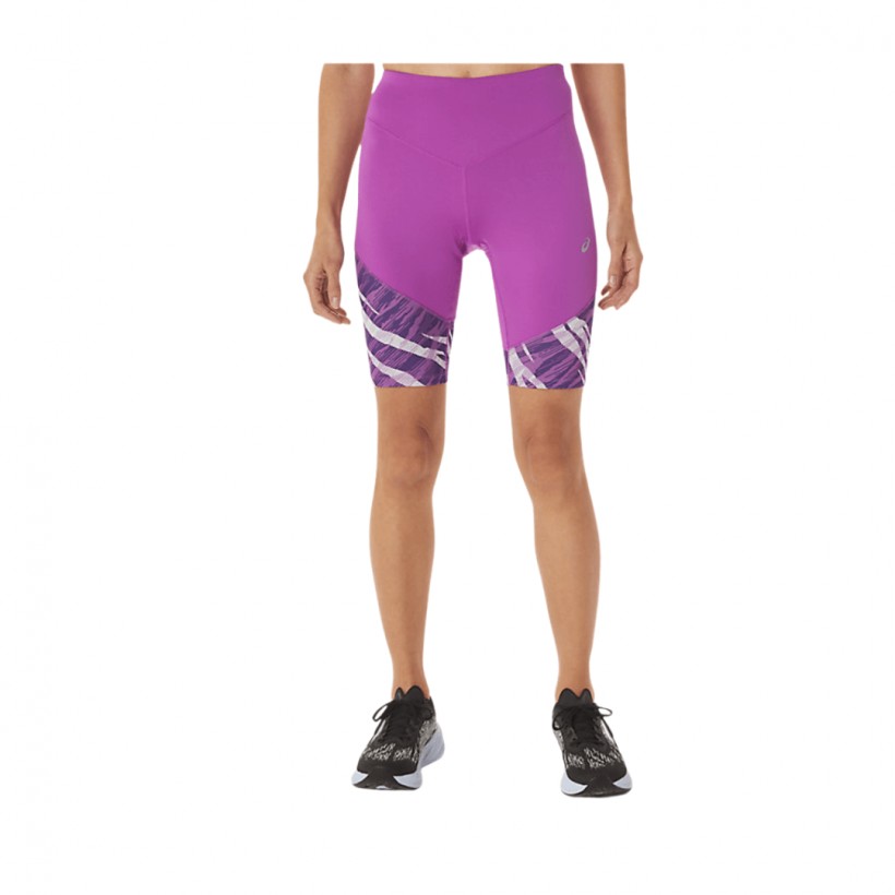 Meia-calça feminina Ascis Wild Camo Sprinter Rosa