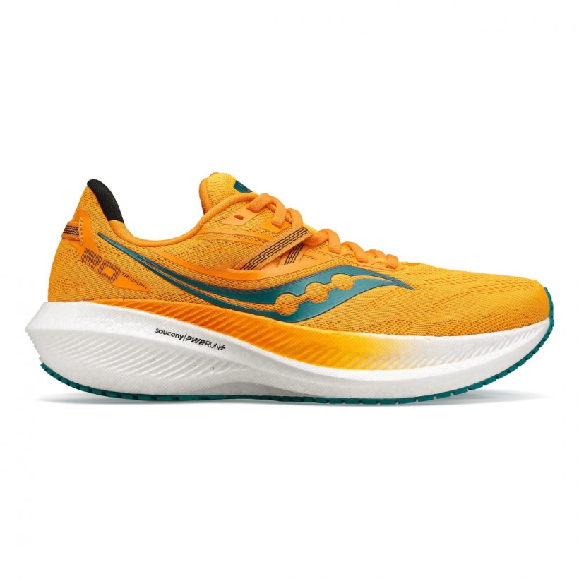 Saucony Triumph 20 Shoes Orange White AW22