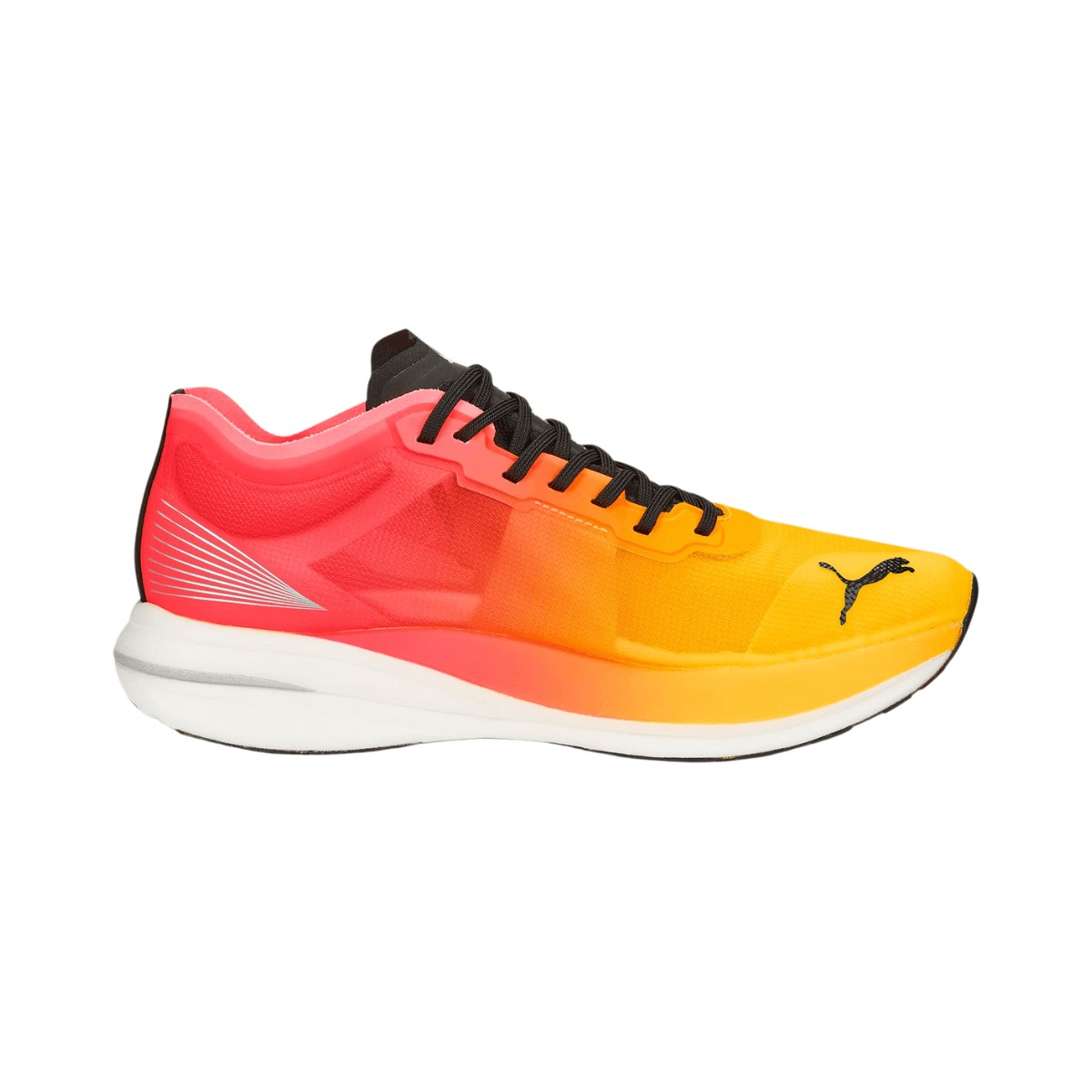 Puma Deviate Nitro Elite Shoes Yellow Red AW22, Size 41 - EUR