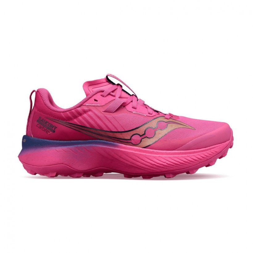 Saucony Endorphin Edge Trail Laufschuhe Rosa Schwarz KOSTENLOSER VERSAND
