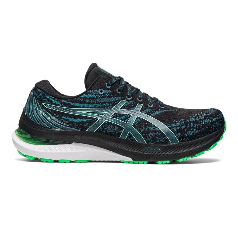 Asics Gel Kayano 29 Shoes Black Green AW22