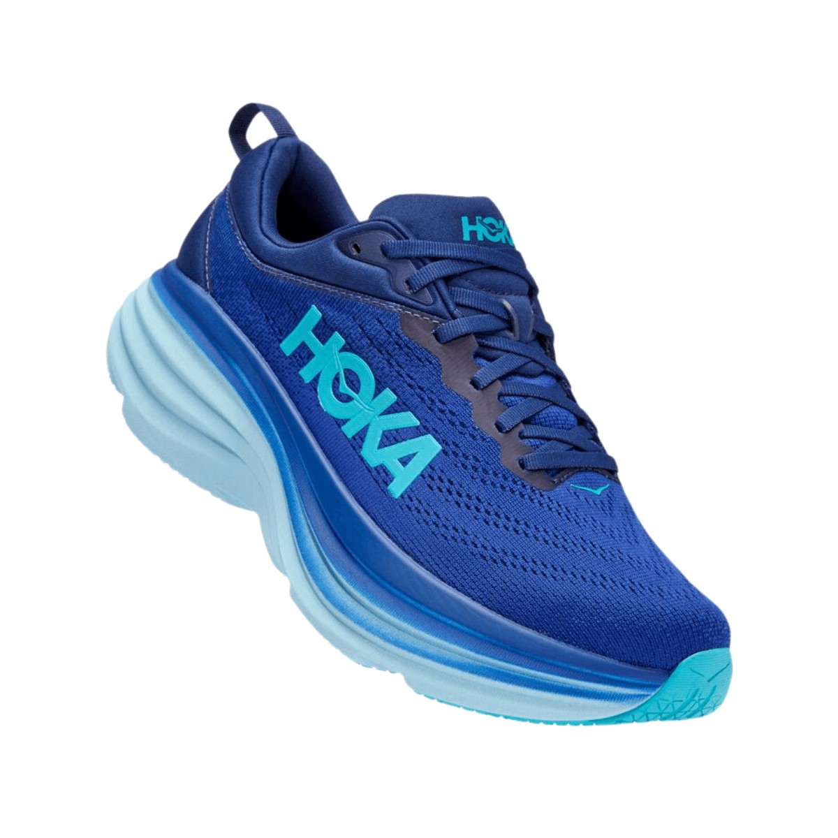 Chaussures Hoka One One Bondi 8 Bleu AW22, Taille EU 42 2/3