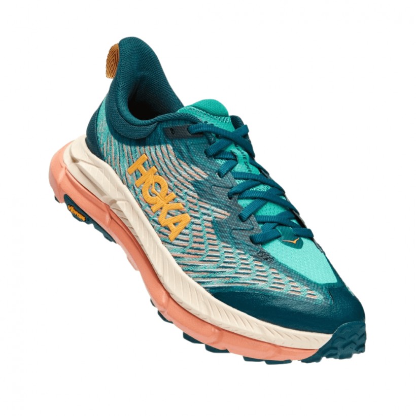 Shoes Hoka One One Mafate Speed 4 Turquoise Pink AW22 Woman