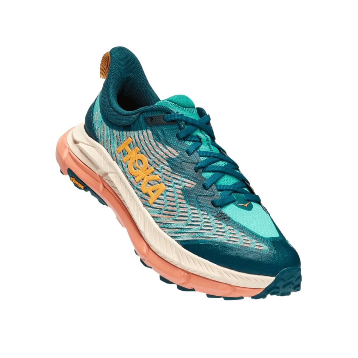 Shoes Hoka One One Mafate Speed 4 Turquoise Pink AW22 Woman, Size EU 38