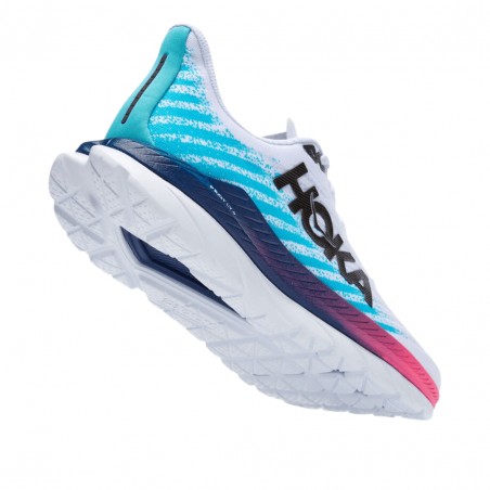 Buty Hoka One One Mach 5 Biało Niebieski AW 22 Damskie