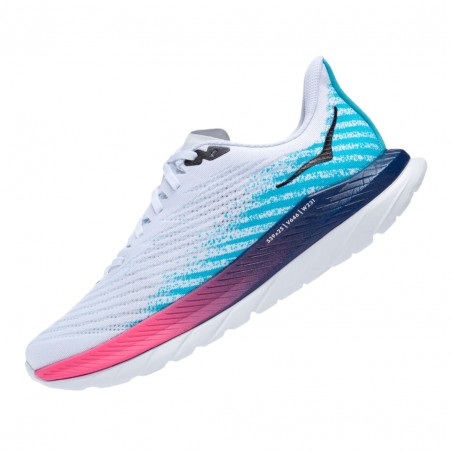 Buty Hoka One One Mach 5 Biało Niebieski AW 22 Damskie