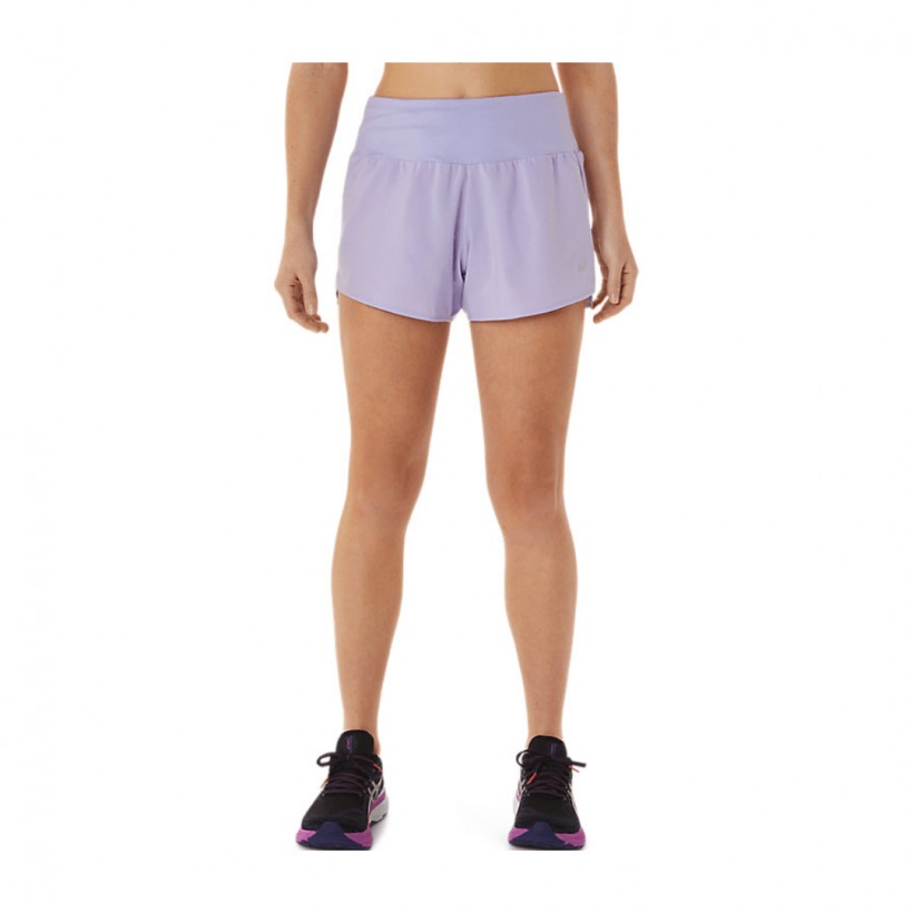 Asics Road 3.5IN Lila Damen-Shorts