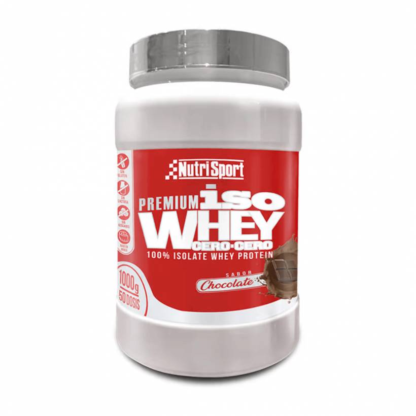 Protein Nutrisport Iso Whey Cero Cero 1KG Chocolate