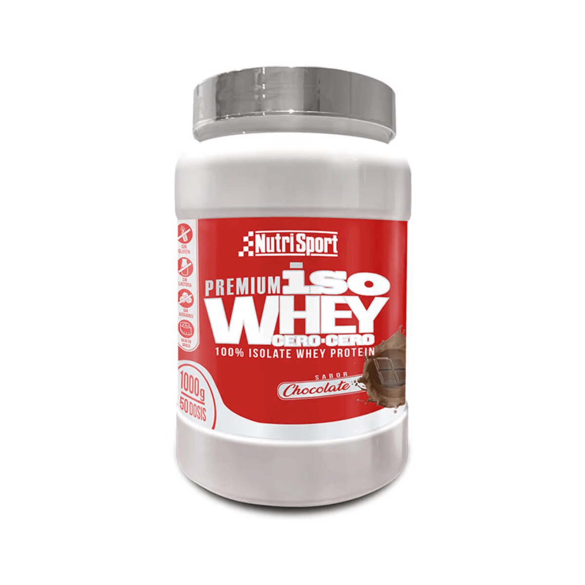 Protein Nutrisport Iso Whey Cero Cero 1KG Chocolate