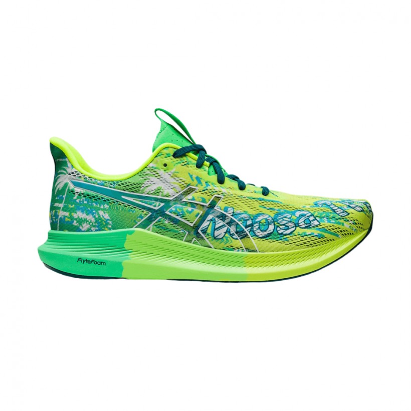 Chaussures Asics Noosa Tri 14 Vert Jaune AW22