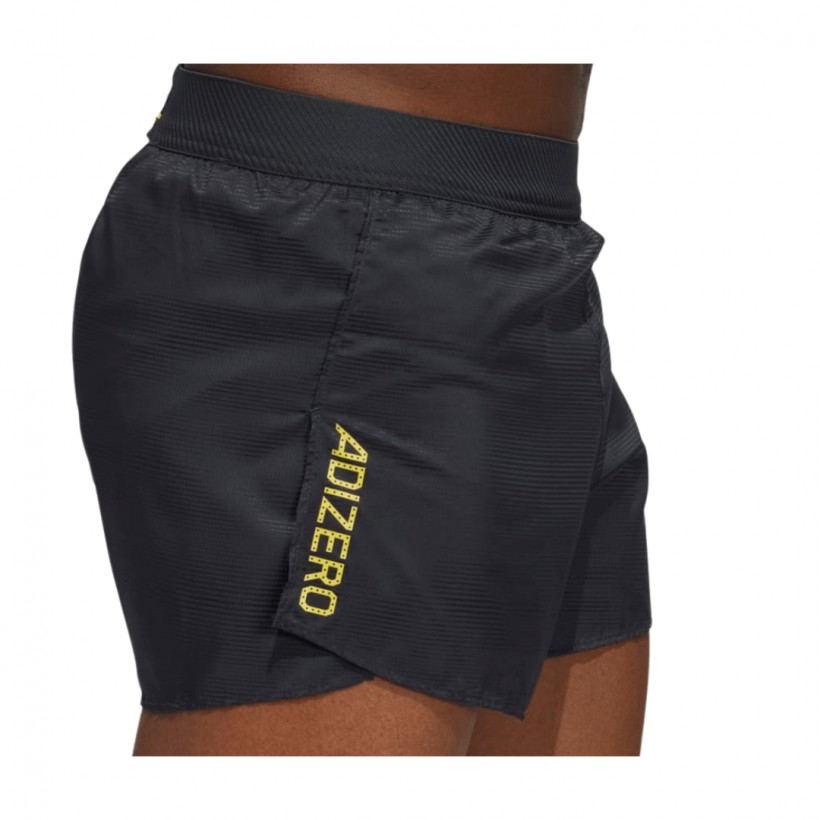 Shorts Adidas Adizero Split Black Yellow