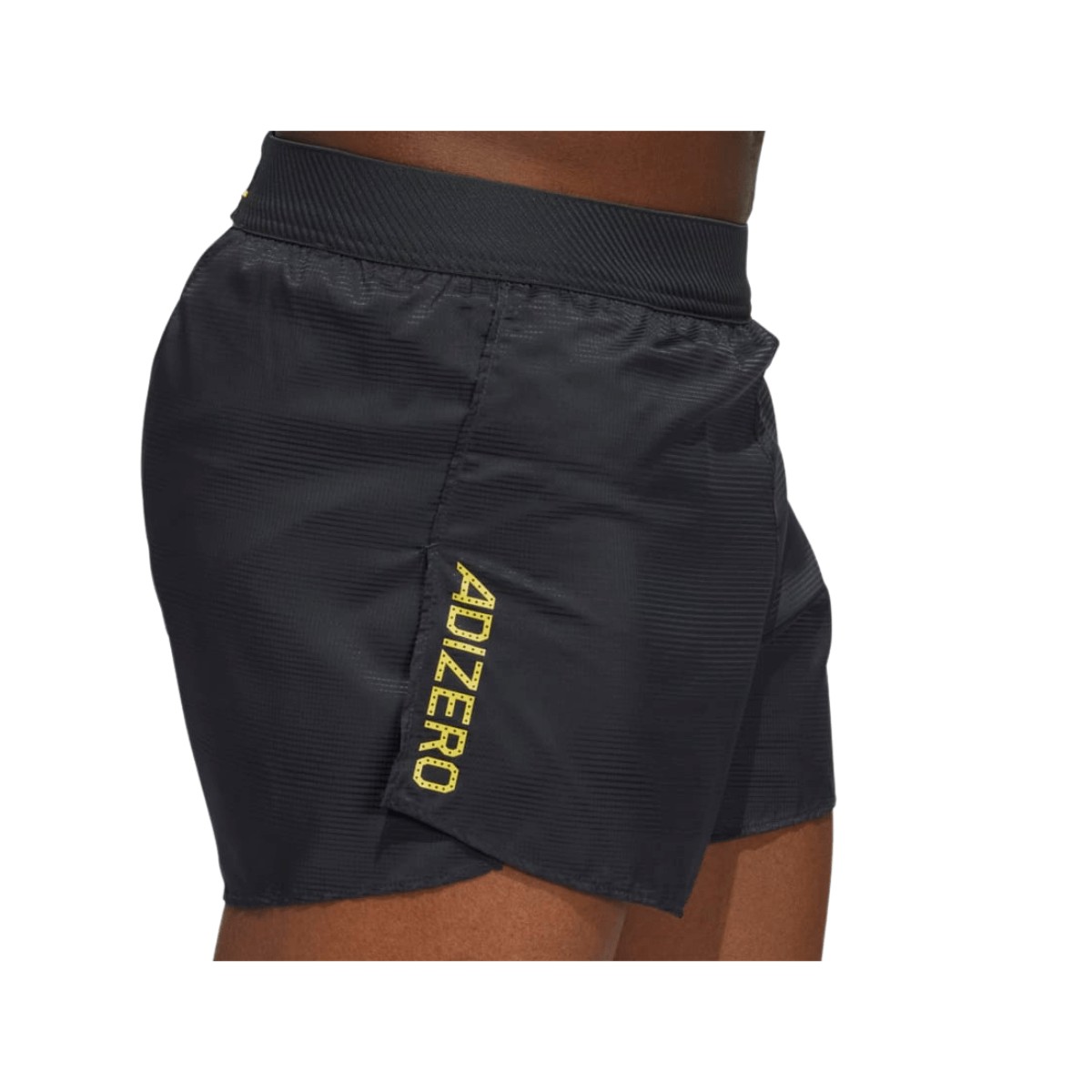 Shorts Adidas Adizero Split Noir Jaune, Taille S